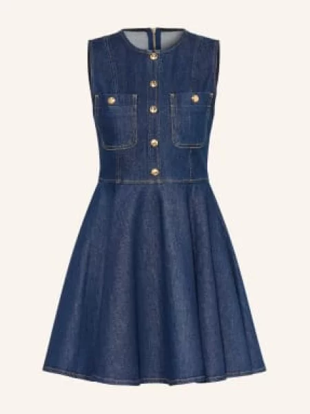 Maje Sukienka Jeansowa blau granatowa