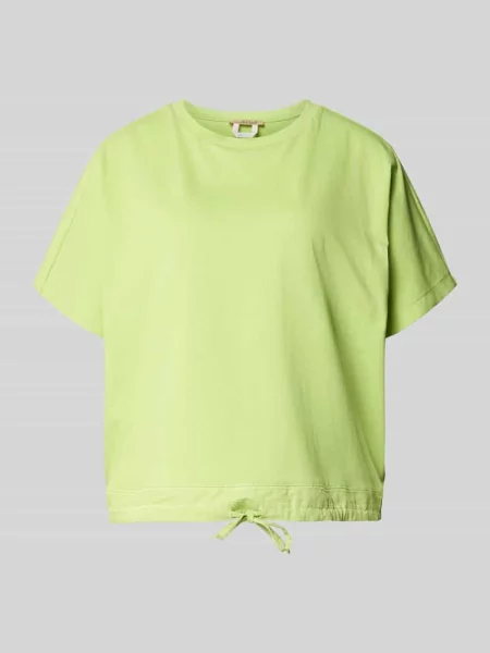 Oversized t-shirt z okrągłym dekoltem Smith And Soul zielona