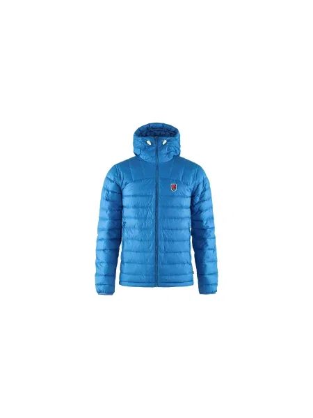 Fjällräven Expedition Pack Down Hoodie M Mężczyźni Kurtki Fjällräven Size: S niebieski