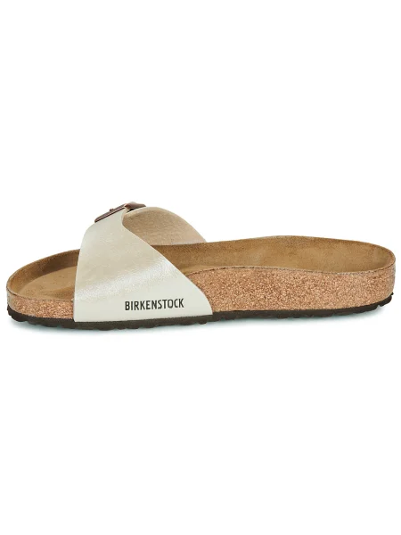 Pantofi Birkenstock cu perle alb