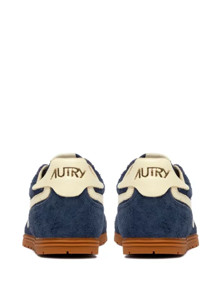 Sneakerși Autry din piele de căprioară albastru