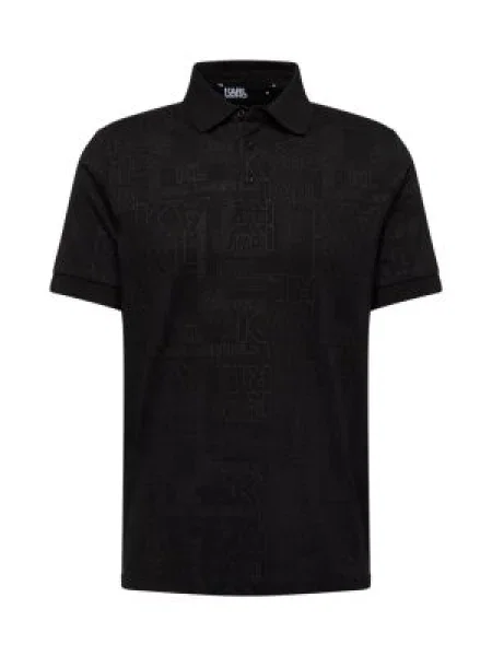 Karl Lagerfeld Tricou gri negru