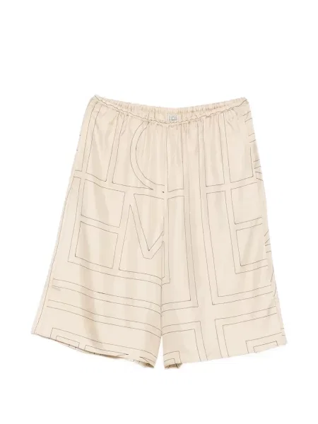 Pantaloni culottes Toteme cu broderie