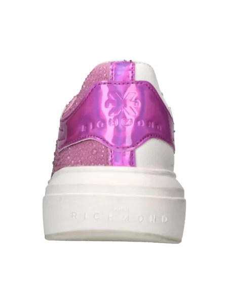 Sneakersy John Richmond skórzane z dżetami