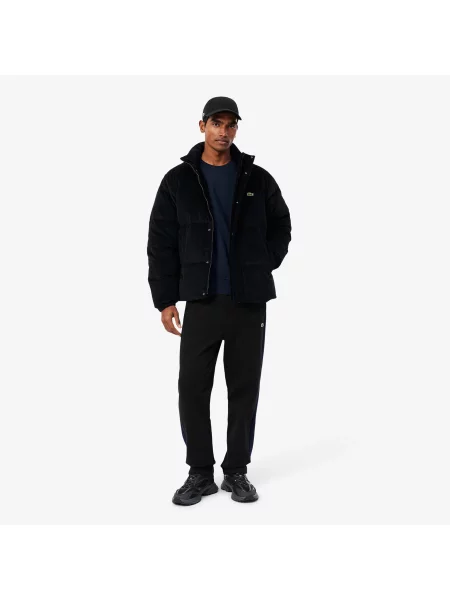 Lacoste Bluza Z Bawełnianej Dresówki granatowa
