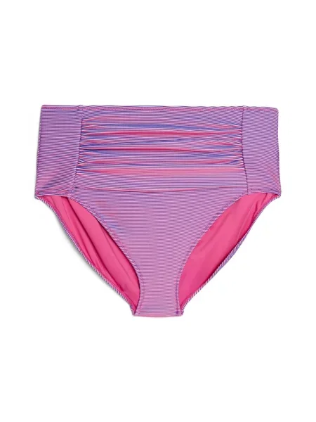 Swim by Zizzi Slip costum de baie Svary lila / roz alb