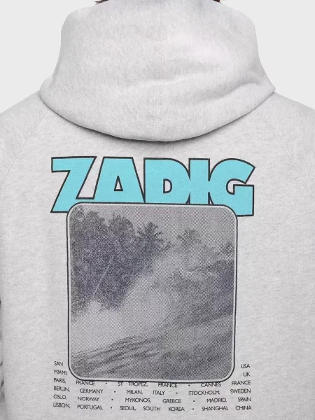 Худі Zadig&voltaire сіре