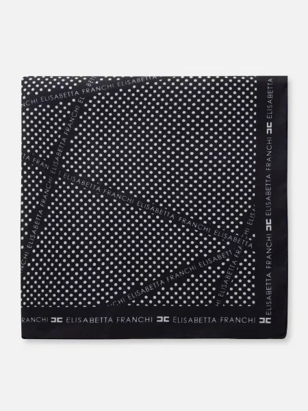 Платок Elisabetta Franchi черный