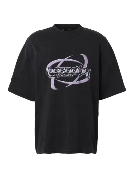 Pegador Tricou Mill mov liliachiu negru