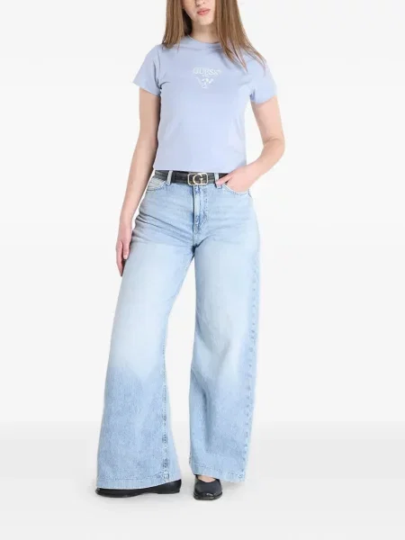 Blugi cu picior larg Guess albastru