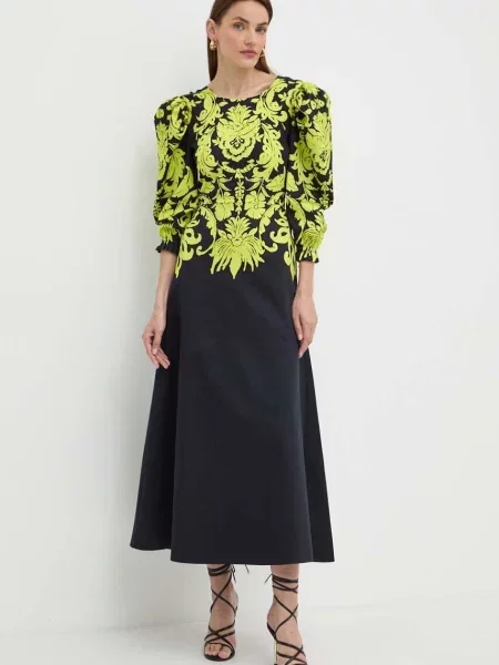 Luisa Spagnoli rochie RUNWAY COLLECTION maxi evazati