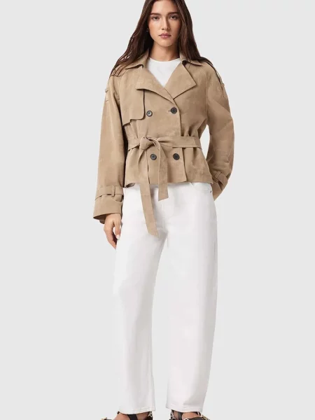 Замшева куртка AllSaints REED