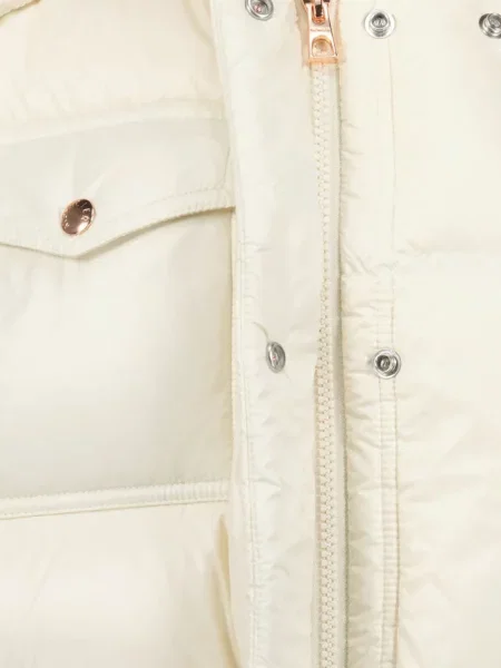 Kapucnis mellény Moncler fehér