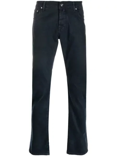 Pantaloni Jacob Cohën cu 5 buzunare albastru