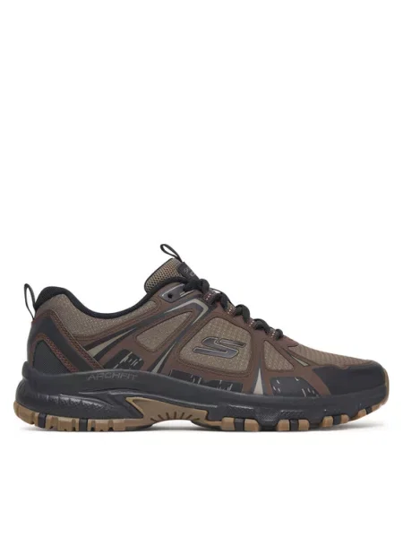 Sneakerși Skechers maro