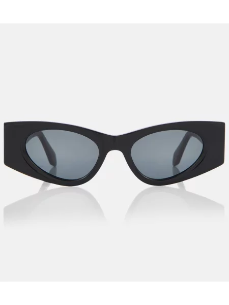 Ochelari de soare Alaïa cu autograf negru