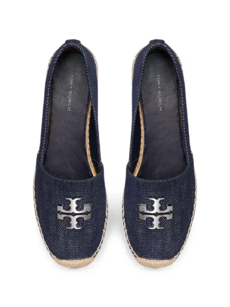 Espadrile Tory Burch cu autograf albastru