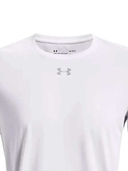 Lung tricou Under Armour alb
