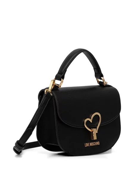 Чанта Love Moschino с автограф черно