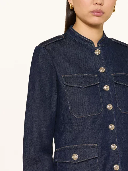 S.Oliver Black Label Džínová Bunda blue modrá