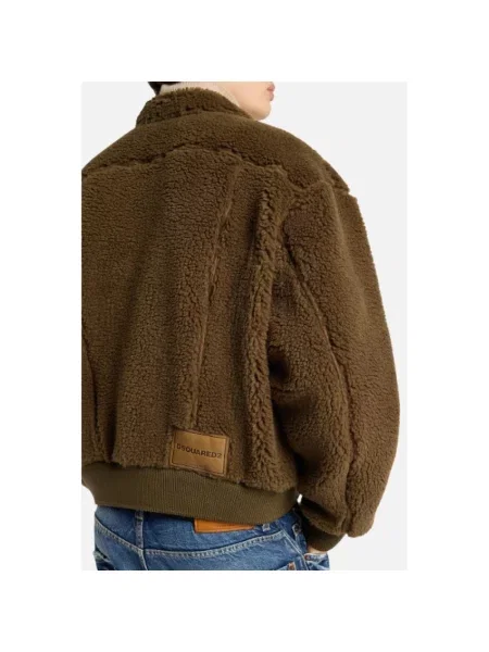 Kurtka Dsquared2 typu teddy brązowa