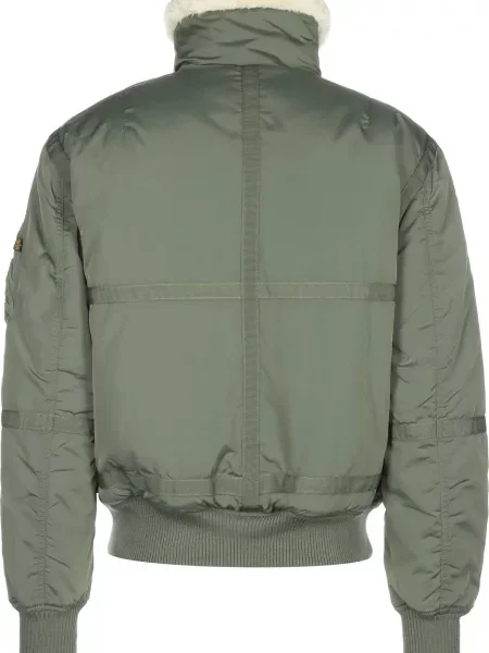 ALPHA INDUSTRIES Átmeneti dzseki khaki / piros tojáshéj fehér