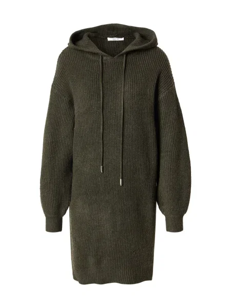 ABOUT YOU Pletené šaty Milly tmavozelená