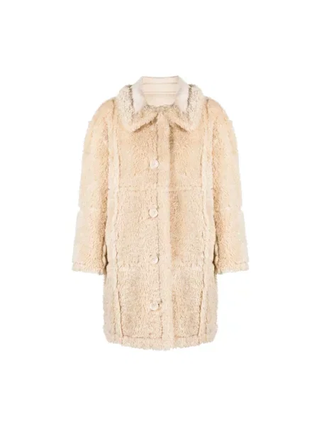 Futro Stand Studio beżowe