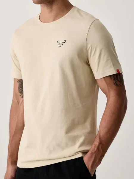 Dynafit sportos póló férfi BACK GRAPHIC bézs