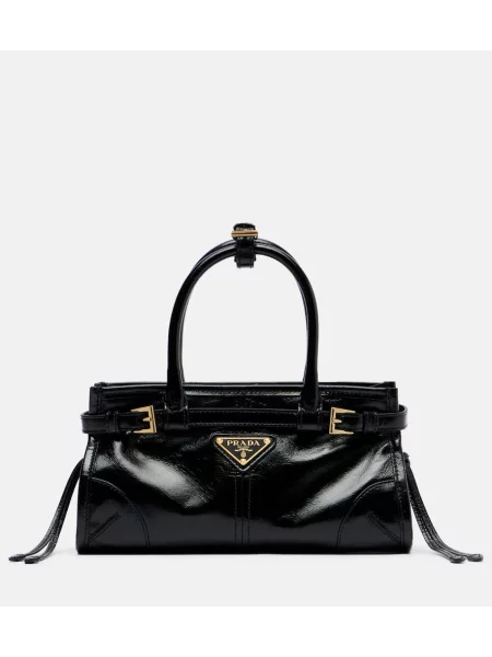 Geanta de piele Prada din piele negru