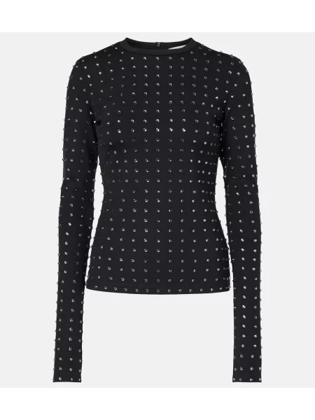 Top Sportmax de cristal negru