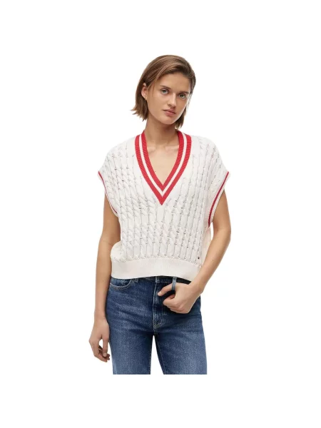 Pulover Tommy Hilfiger alb