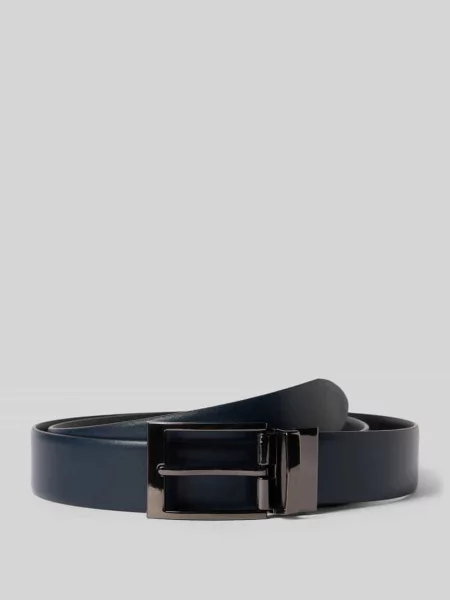 Dwustronny ze skóry naturalnej model ‘WENDER’ Lloyd Men's Belts czarny