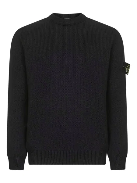 Pulover Stone Island cu strasuri negru