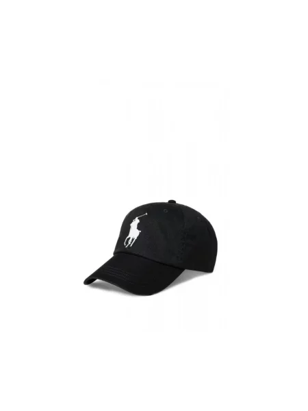 Czapka z daszkiem Ralph Lauren Classic Sport czarno-biała biała
