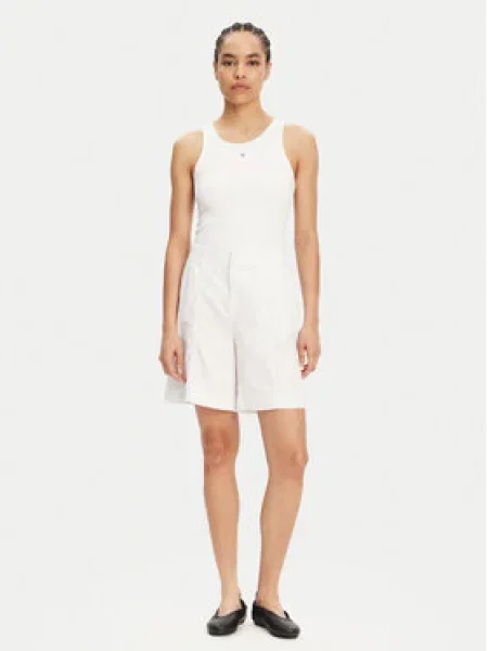 Calvin Klein Jeans Bermudy bílá