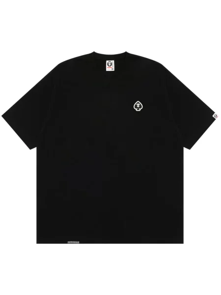 Tricou Aape By A Bathing Ape cu aplicații negru