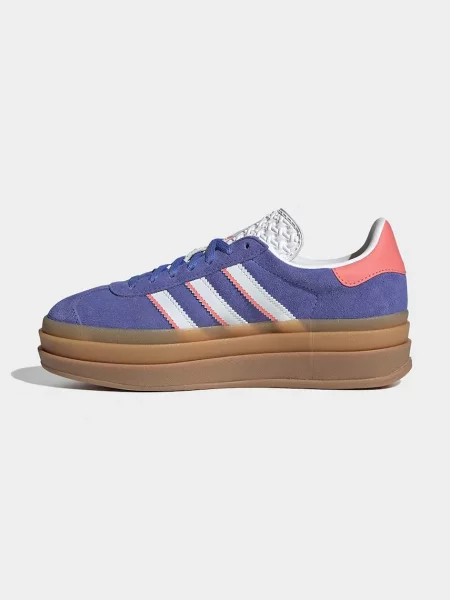 Adidas Originals Дитячі шкіряні кросівки GAZELLE BOLD
