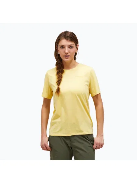 Tricou Explore Logo pentru femei Peak Performance moale galben