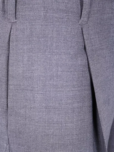 Pantaloni P.a.r.o.s.h. de lână plisate gri