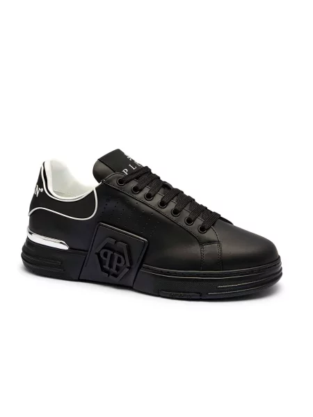 Sneakers PHILIPP PLEIN Top Hexagon PAES negru