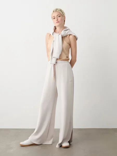 Штани палаццо Colmar молочний модал/поліестер