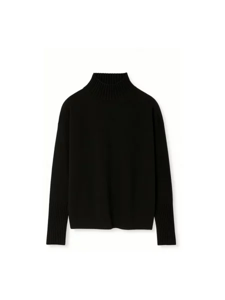 Dzianinowy sweter 2-biz czarny