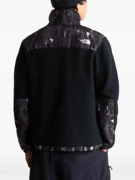 Geacă The North Face cu imagine negru