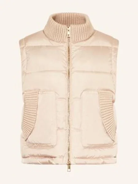 Rich & Royal Kamizelka Puchowa beige beżowa