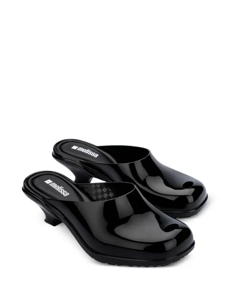 Papuci tip mules Melissa negru