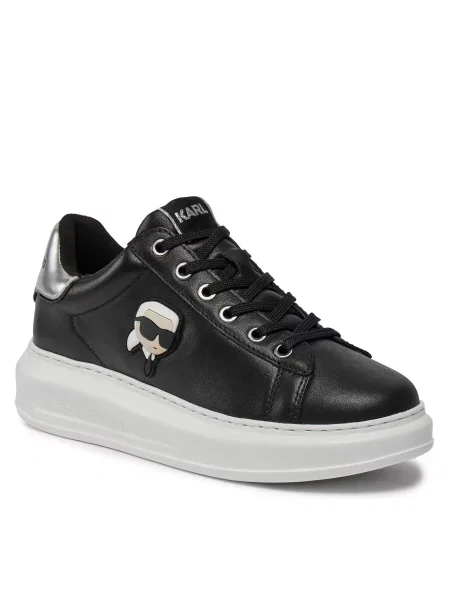 Снікерcи KARL LAGERFELD Black Lthr чорні