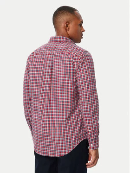 Tommy Hilfiger Marškiniai Flex Poplin raudona