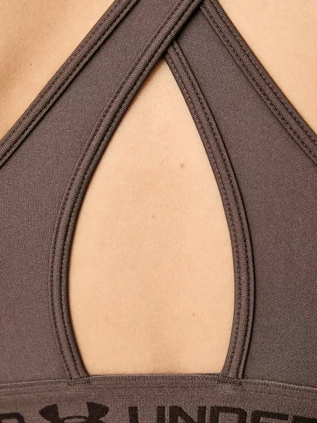 Under Armour спортен сутиен UA Crossback кафяво