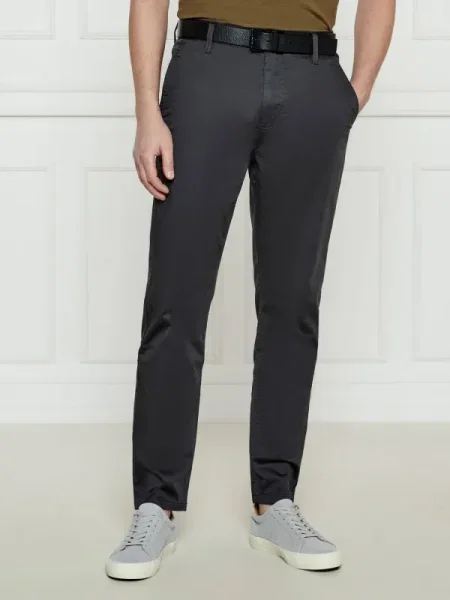BOSS ORANGE Chino nadrág | Tapered fit narancsszínű